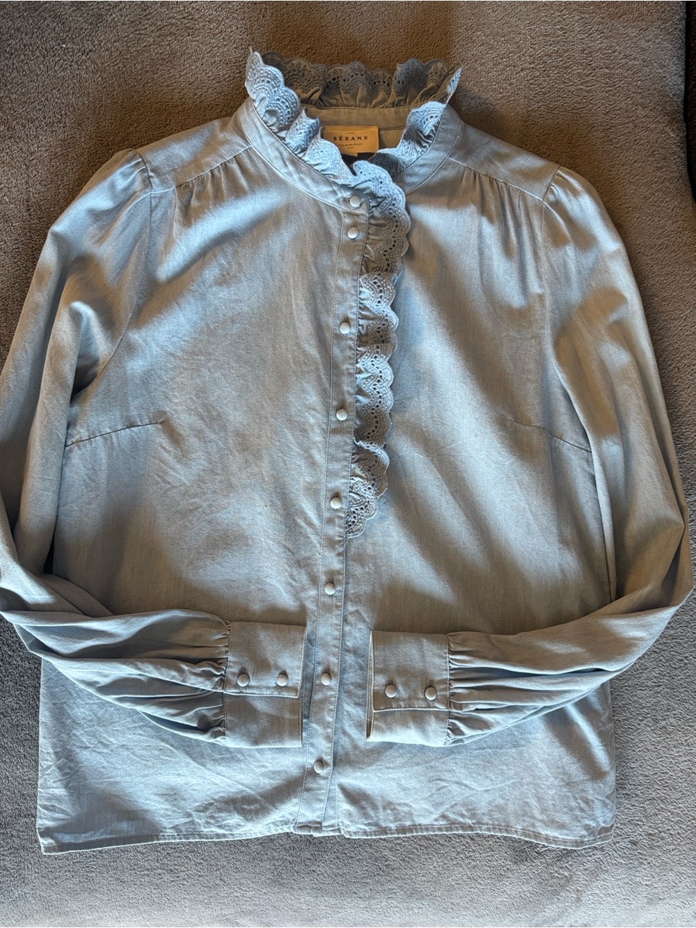 Sezane Chlo cotton chlo blouse
